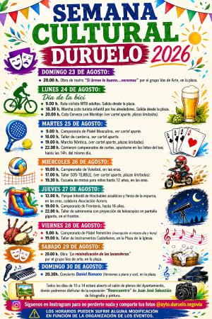 Imagen ¡Llega la Semana Cultural 2026!